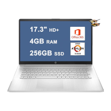 惠普（HP） 17 笔记本电脑17.3英寸HD+  AMD速龙双核双扬声器4GB+256GB办公设计 Win10 Home 办公游戏 4GB RAM I 256GB SSD